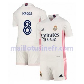 Maillot de Foot Real Madrid Toni Kroos 8 Domicile 2020-21 - Enfant
